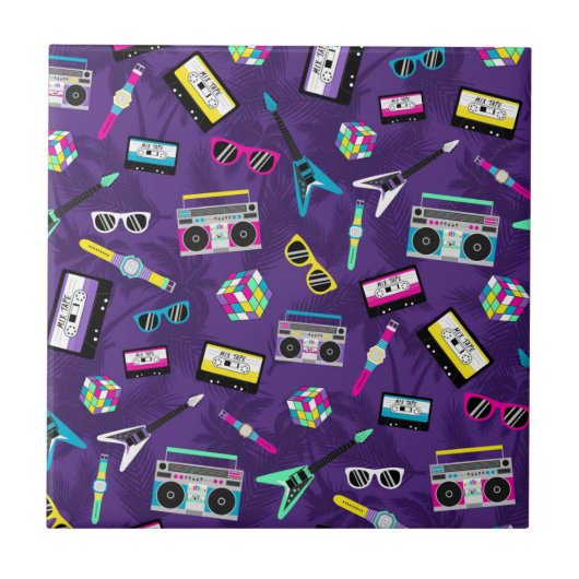 80's ontwerp tegeltje (Voorkant)