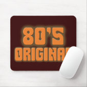80's Originele Mousepad Muismat (Met muis)
