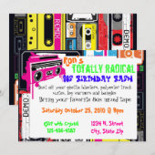 80s partijdig uitnodiging deel duex (Voorkant / Achterkant)