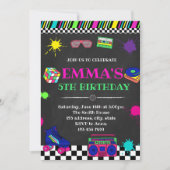 80s partijuitnodiging kaart (Voorkant)