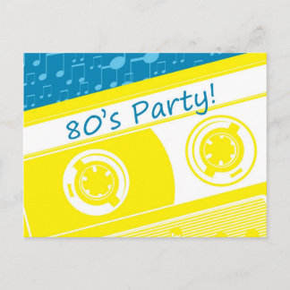 80s Party Briefkaart