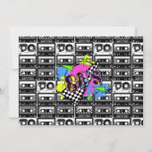 80's Party Het beste van mixtape Kaart (Achterkant)