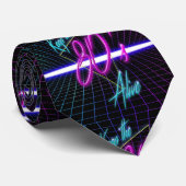 80's Party Necktie Stropdas (Opgerold)