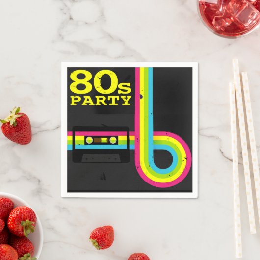 80s party servet (Insitu)