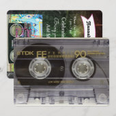 80's Party Verjaardag Uitnodigingen (Voorkant / Achterkant)