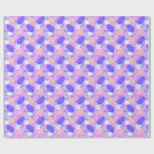 80's pastel geometrische Memphis palmbladeren Cadeaupapier (Vlak)