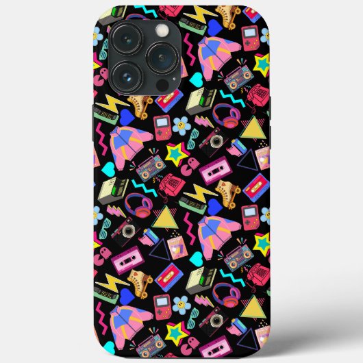  80's Pattern 01.w Case-Mate iPhone Case (Achterkant)