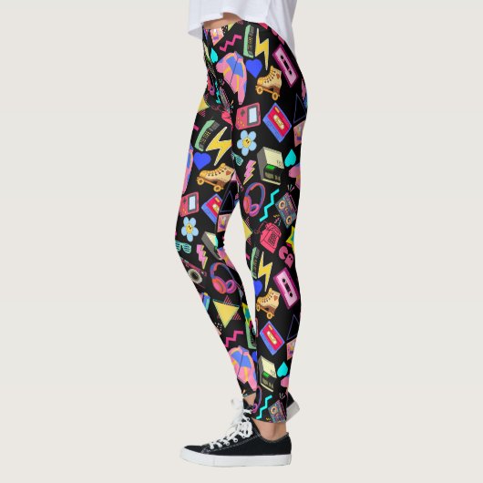  80's Pattern 01.w Leggings (Links)