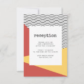 80s Pop art Memphis-stijl ontvangstkaart Kaart (Voorkant)