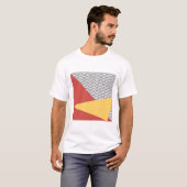 80s Pop art Patroon mannen T-shirt (Voorkant volledig)