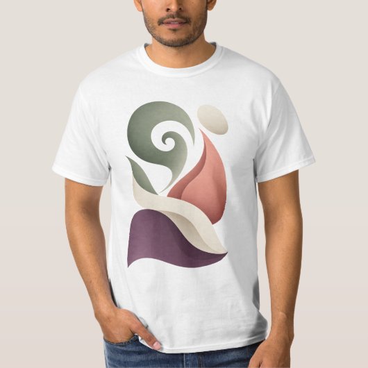 80s Pop art patroon T-shirt (Voorkant)