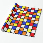 80s Pop Cultuur Cadeaupapier (Uitgerold)