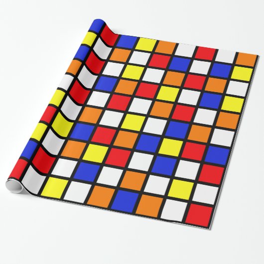 80s Pop Cultuur Cadeaupapier (Uitgerold)