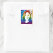 80s Poster - Kamala Harris Pride Ronde Sticker (Tas)