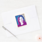 80s Poster - Kamala Harris Ronde Sticker (Envelop)
