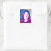 80s Poster - Kamala Harris Ronde Sticker (Tas)