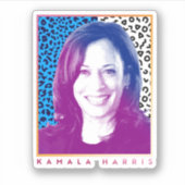 80s Poster - Kamala Harris Sticker (Voorkant)