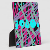 80s poster plaque tachtiges wand  splash art fotoplaat (Zijkant)