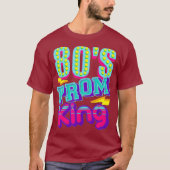 80s Prom King Shirt Grappige Disco Throwback Gift (Voorkant)