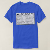 80s Punk cassettebandjes T-shirt (Design voorkant)