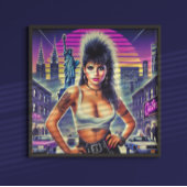 80s Punk Meisje Poster