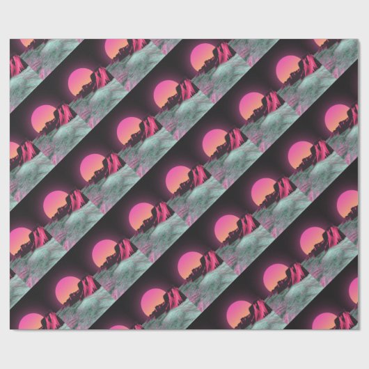 80's R I S E R Cadeaupapier (Vlak)