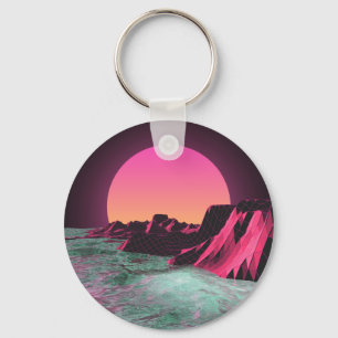 80's R I S E R Sleutelhanger