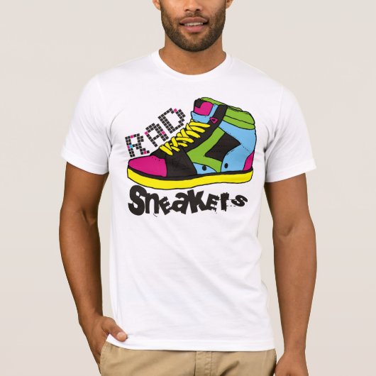 80's RAD Sneakers T-shirt (Voorkant)
