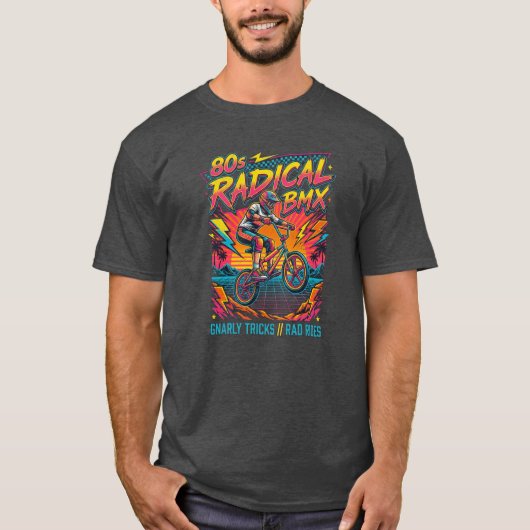 80s Radicale BMX T-shirt (Voorkant)