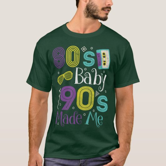 80s Retro 1980s Kleding vriend T-shirt (Voorkant)