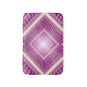 80s Retro: 3D Sci-Fi achtergrond. Badmat (Voorkant Verticaal)