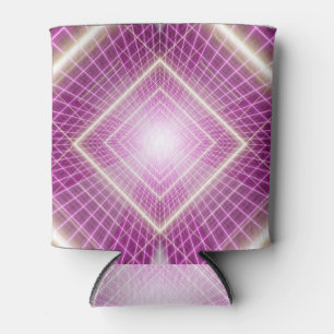 80s Retro: 3D Sci-Fi achtergrond. Blikjeskoeler