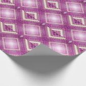 80s Retro: 3D Sci-Fi achtergrond. Cadeaupapier (Hoek)