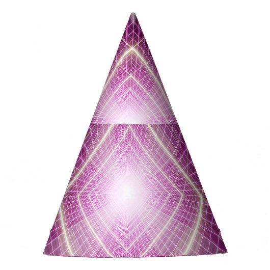 80s Retro: 3D Sci-Fi achtergrond. Feesthoedjes (Voorkant)