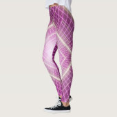 80s Retro: 3D Sci-Fi achtergrond. Leggings (Links)