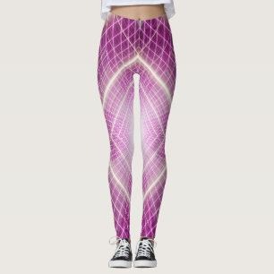 80s Retro: 3D Sci-Fi achtergrond. Leggings