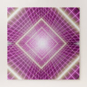 80s Retro: 3D Sci-Fi achtergrond. Legpuzzel (Horizontaal)