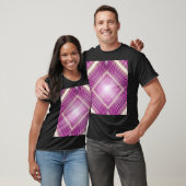 80s Retro: 3D Sci-Fi achtergrond. T-shirt (Unisex)