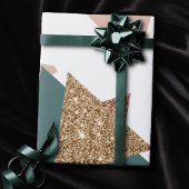 80s Retro Abstract | 70s Groen en Goud Palet Cadeaupapier