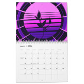 80s Retro-agenda Kalender (Mar 2026)