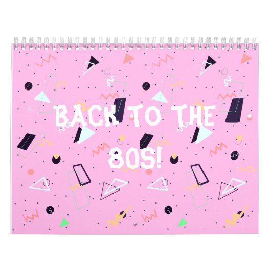 80s Retro-agenda Kalender (Hoes)