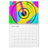 80s Retro-agenda Kalender (Jan 2027)