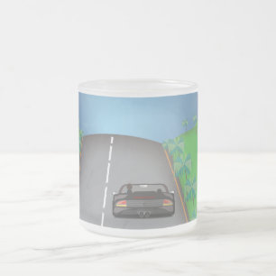 80s Retro Arcade Race Matglas Koffiemok