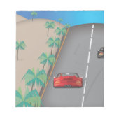 80s Retro Arcade Race Notitieblok (Voorkant)