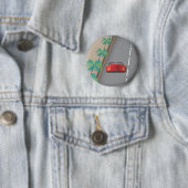 80s Retro Arcade Race Ronde Button 5,7 Cm (In situ)
