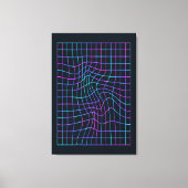 80s Retro Art Canvas Afdruk (Voorkant)