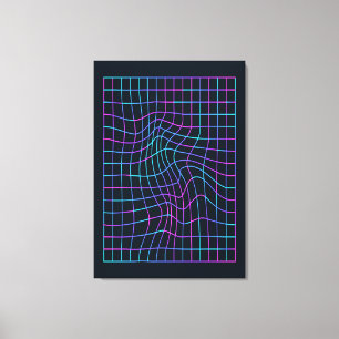 80s Retro Art Canvas Afdruk