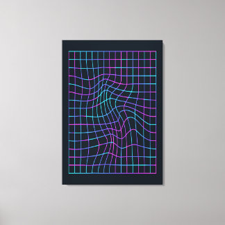 80s Retro Art Canvas Afdruk