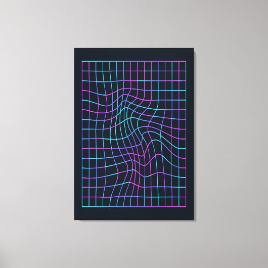 80s Retro Art Canvas Afdruk (Voorkant)