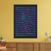 80s Retro Art Canvas Afdruk (Insitu (Woonkamer))